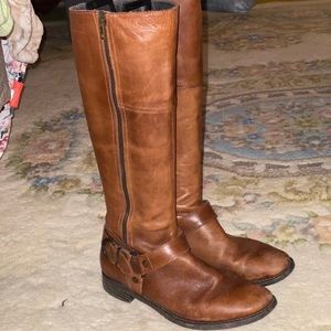 ALDO Knee high brown zip boots 7.5
